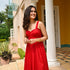 Oxblood Red Long Dress